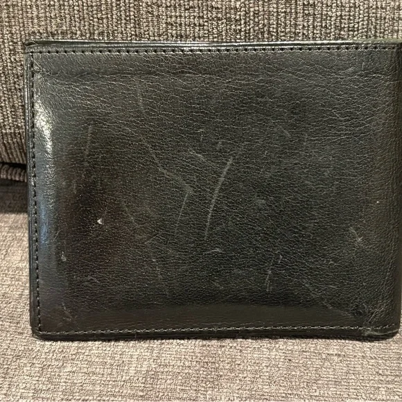 Coach Black Leather Men's Wallet